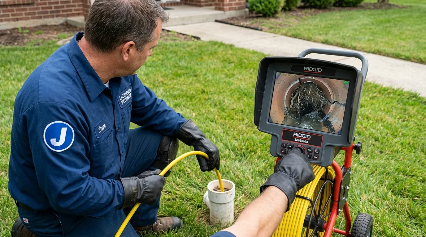 Sewer camera inspection being performed by Johns Plumbing LLC in Aguadilla